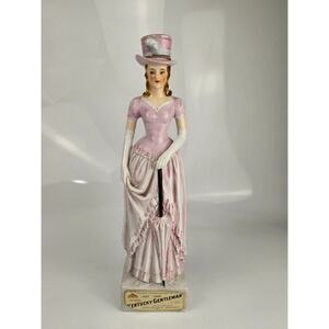 Barton Distilling Kentucky Gentleman Bourbon Victorian Lady Ceramic Decanter